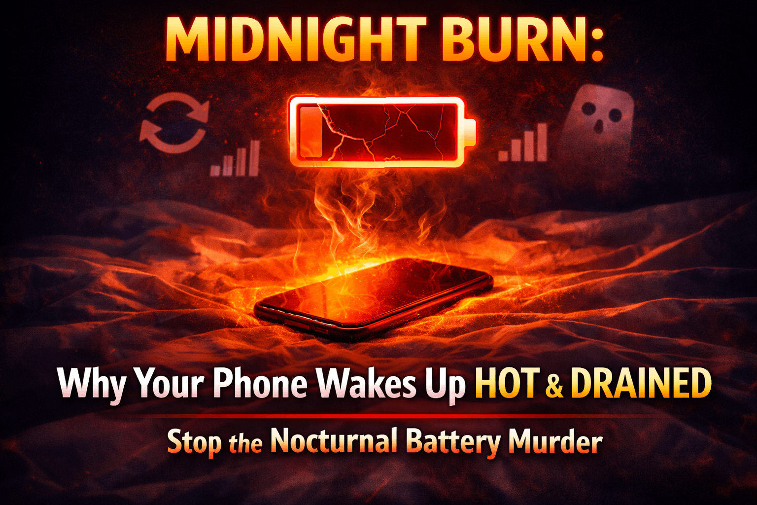 The Midnight Fever: Why Your Phone Burns Hot & Drained While You Sleep