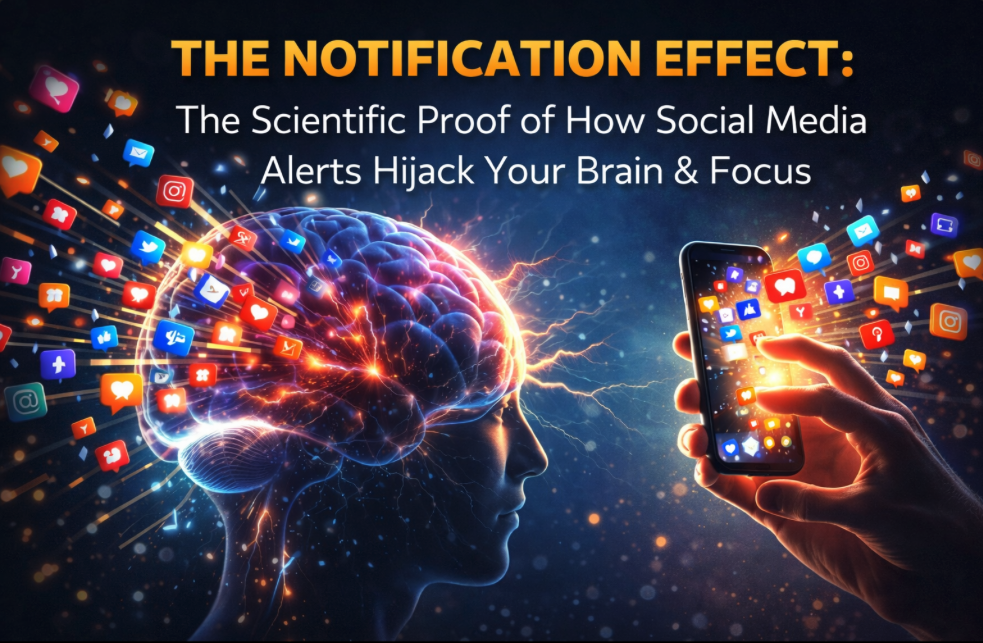 The Digital Leash: How Social Media Notifications Are Hijacking Your Brain & Health