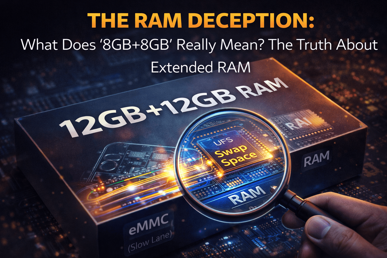 The Great RAM Deception: Why Phone Companies Write "8+8" on the Box and Whether It Actually Matters
