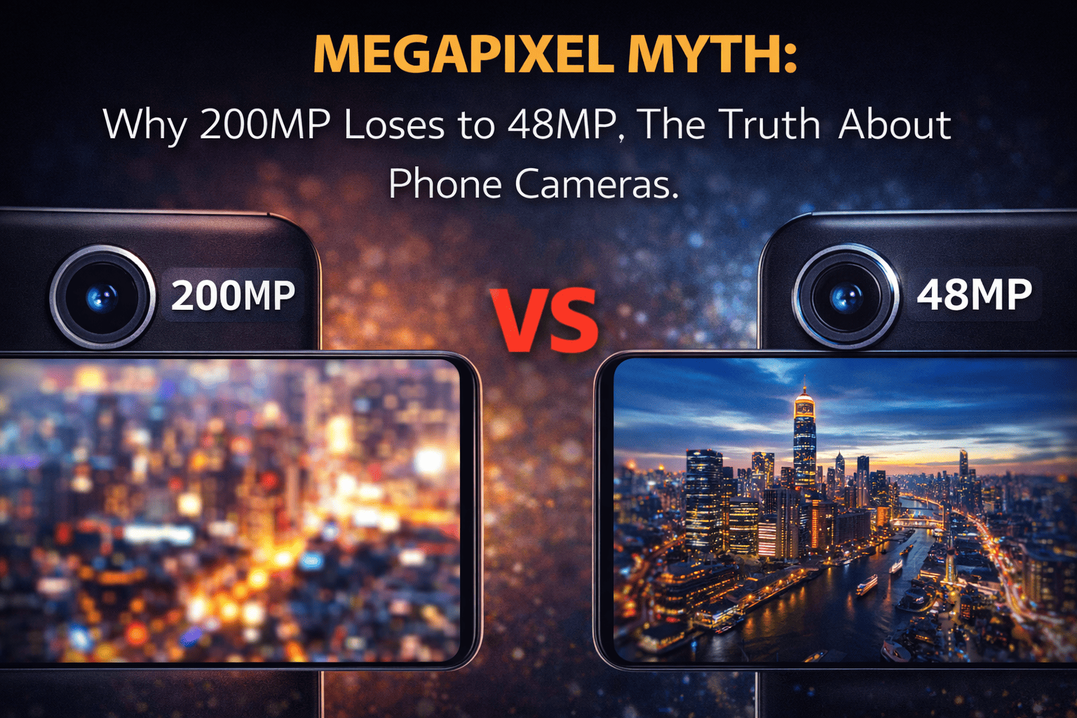 The Megapixel Myth: Why Your 200MP Phone Camera Still Loses to a 48MP iPhone
