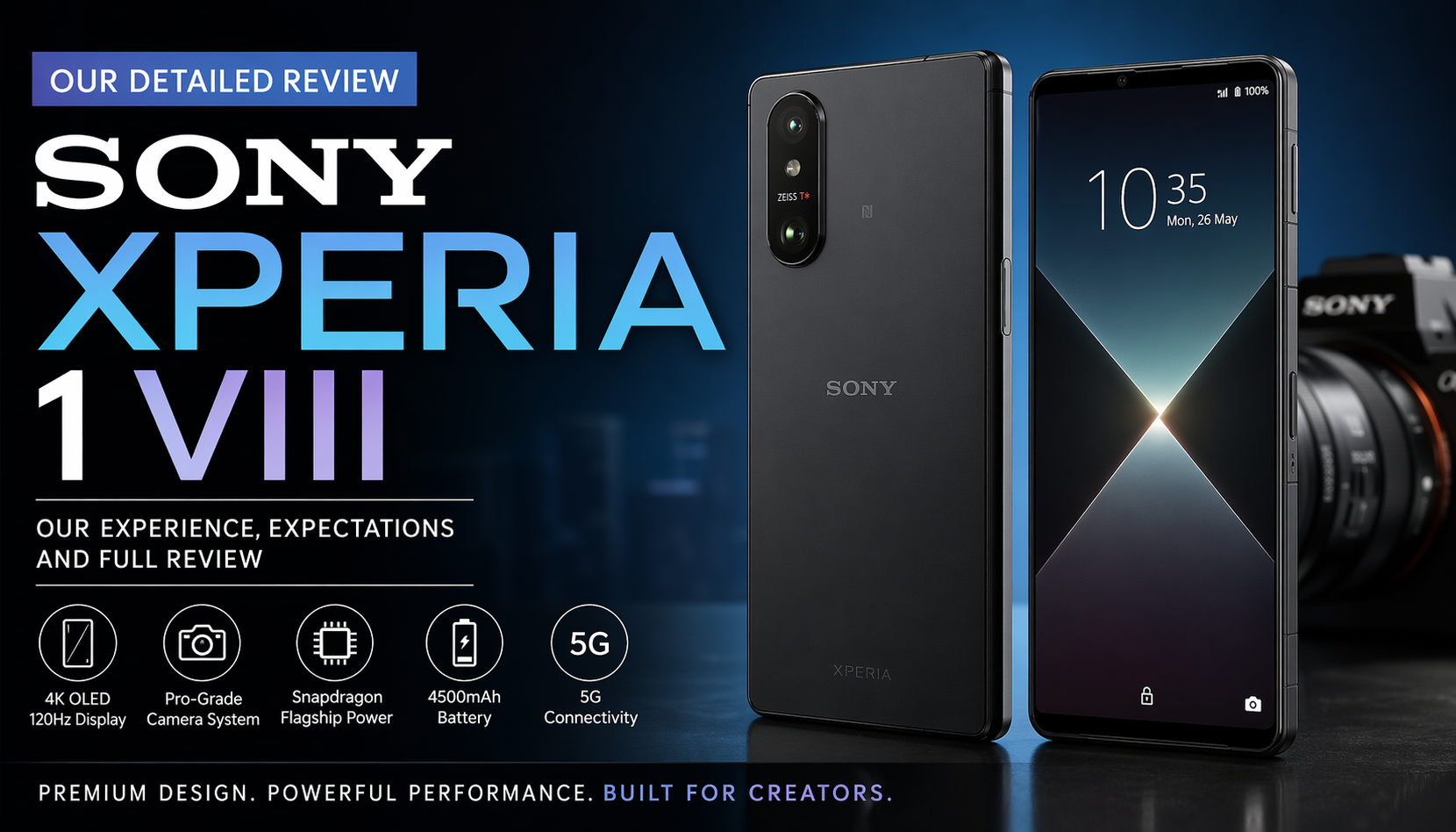 Sony Xperia 1 VIII Leak Reveals with First Look and New camera
