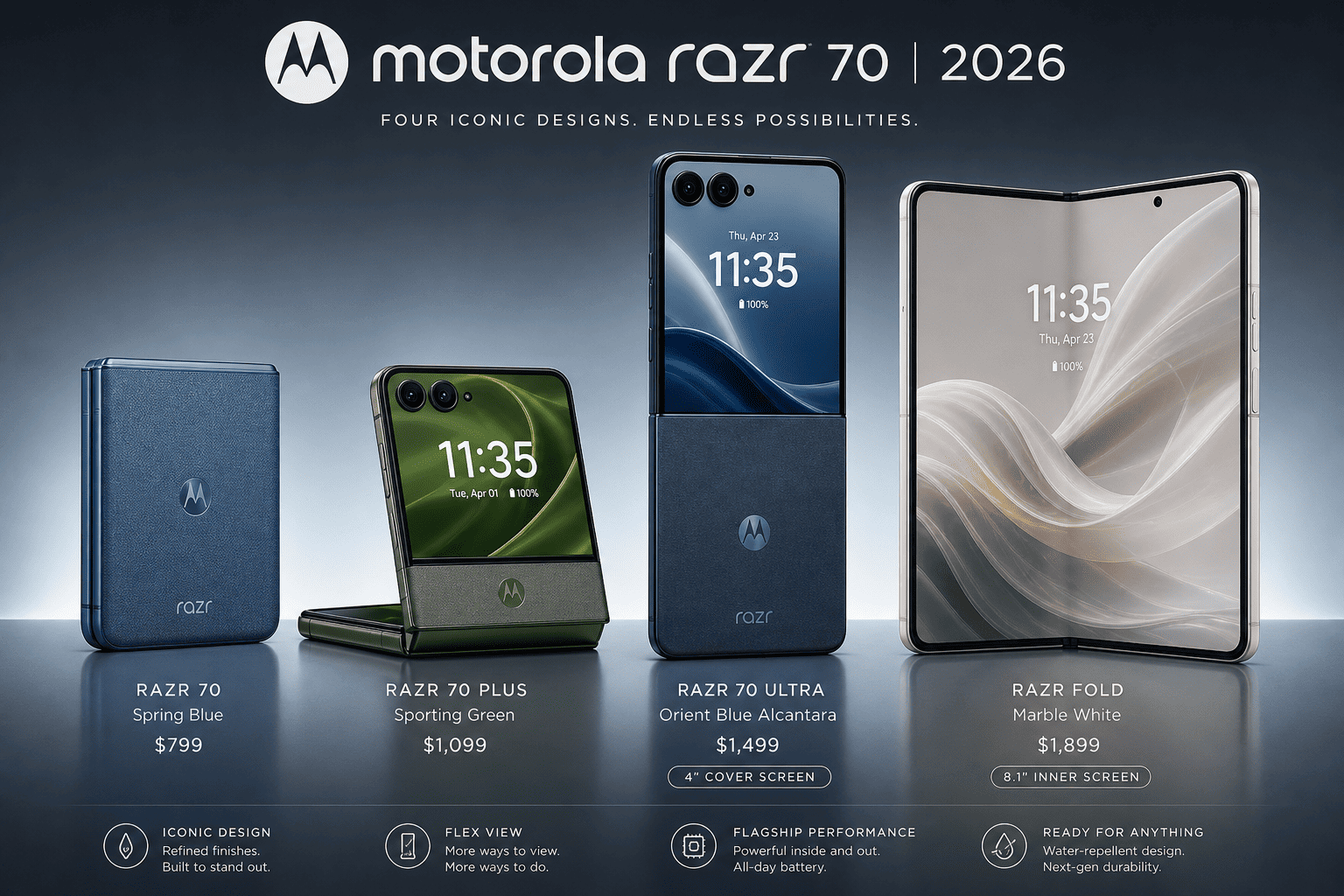 Motorola Razr 70 Specifications and Series 2026