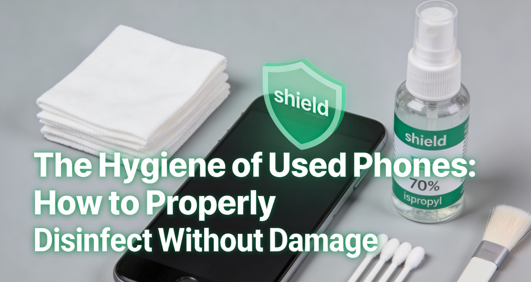 Your Complete Guide to Safely Disinfecting a Used Phone, The Germ-Free Grab