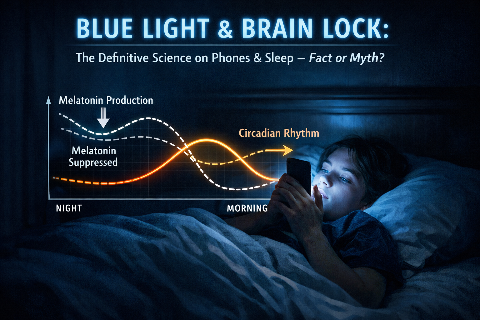 Blue Light, Brain Lock: How Mobile Screens Hijack Your Sleep, The Definitive Science-Backed Guide