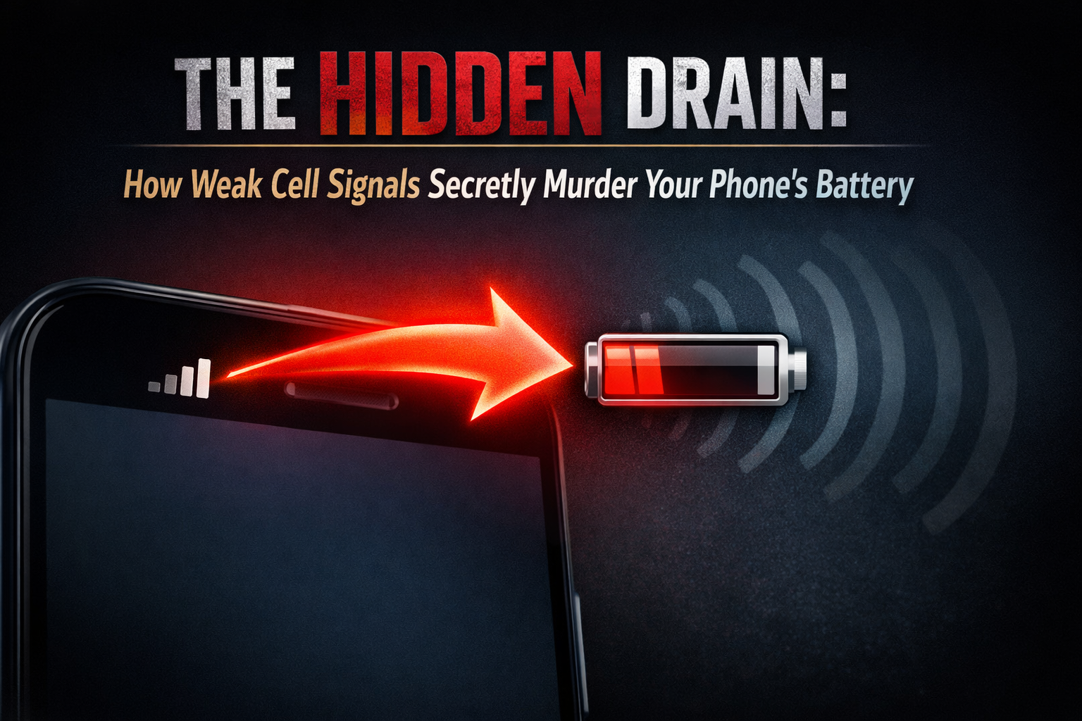 How Weak Signals Are Secretly Draining Your Battery, The Hidden Tax of a Single Bar