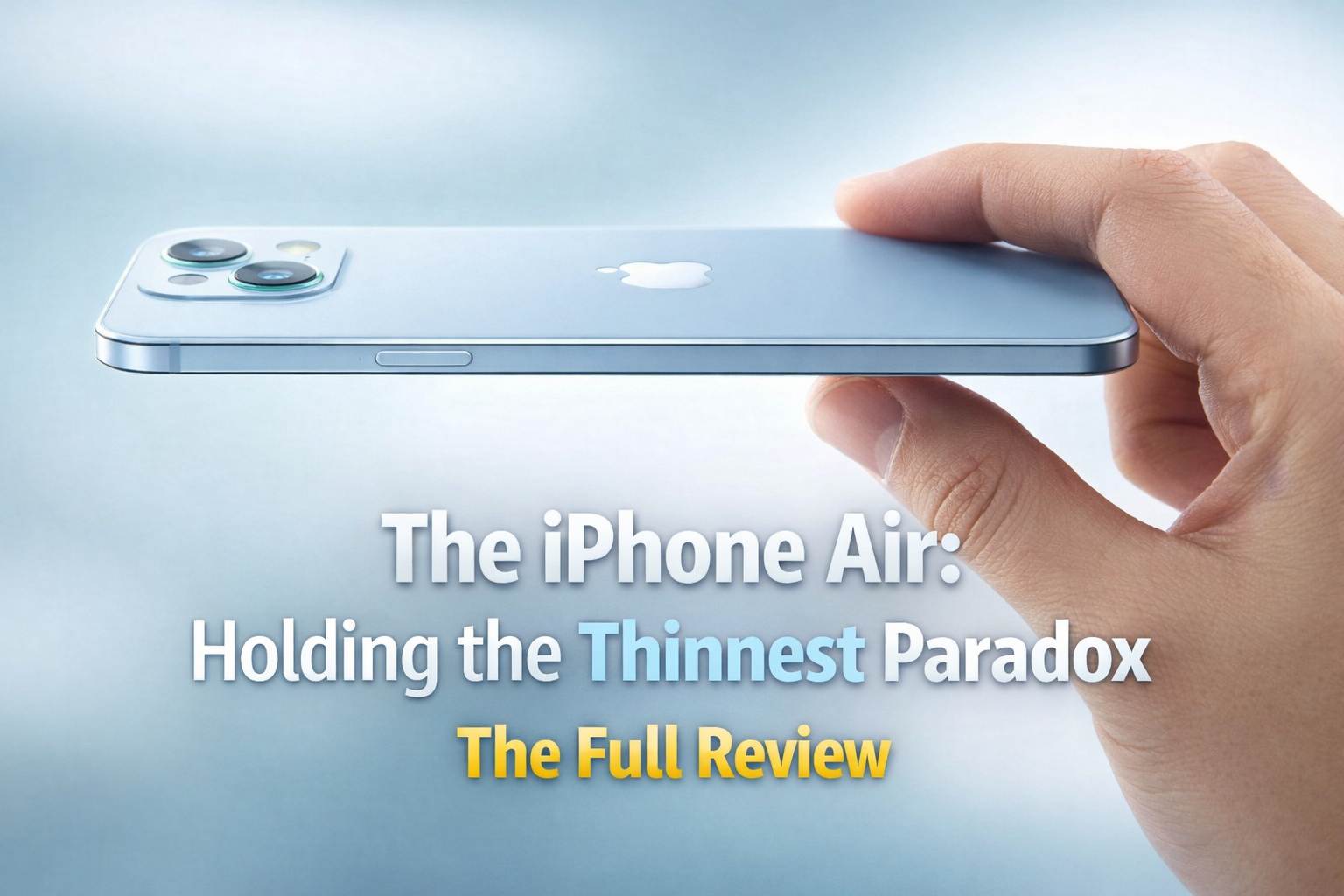 The iPhone Air is Real, and It’s Shockingly Thin, A Hands-On Look at Apple’s New Paradox