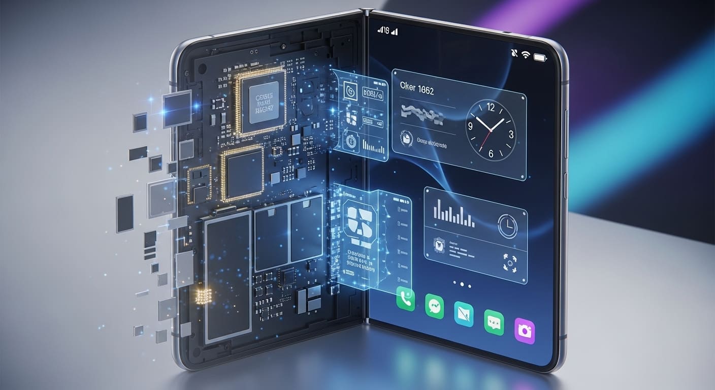 Foldable iPhone Ultra concept showing launch day challenges and futuristic smartphone design